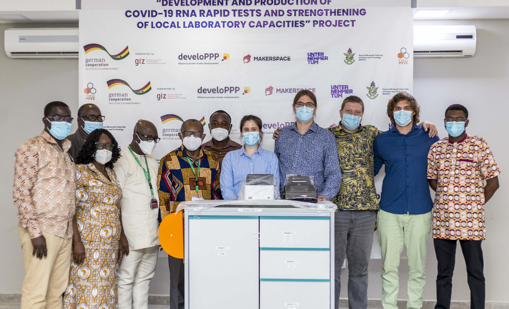 KNUST and its Partners launch COVID19 Mobile Laboratory Project